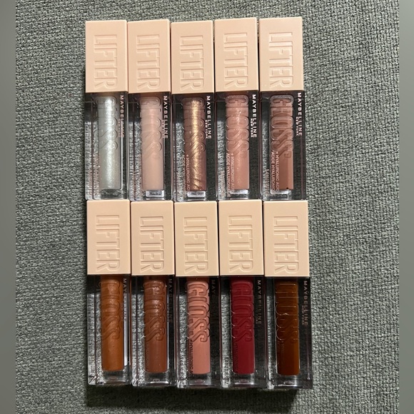 Maybelline bundle of 10Lifter Gloss with Hyaluronic Acid-$FIRM